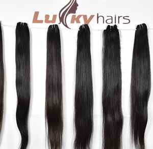 Indian Raw 100% Naturel Bodywave Remy Extensions Non Transformés Lâche Vague Profonde Bouclés Vierge Humain Bundles pour le Tissage en Gros - Product Image 2