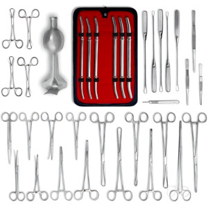 Juego de Instrumentos Quirúrgicos de Ginecología de Alta Calidad, 35 Piezas, para Dilatación y Curetaje, Certificado CE ISO, Proveedor Mayorista de Primera Categoría - Product Image 1