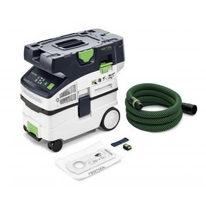 Extracteur de poussière mobile sans fil Festool CTMC MIDI I-Basic CLEANTEC, modèle de base sans batterie ni chargeur, pour applications de soufflage - Product Image 2