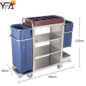 인기 판매 호텔 청소 카트, 전동 린넨 하우스키핑 트롤리 - Product Image 3