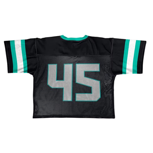 Maillots de football américain en polyester à broderie personnalisée pour hommes, streetwear de luxe à impression design d'équipe, sublimation - Product Image 6