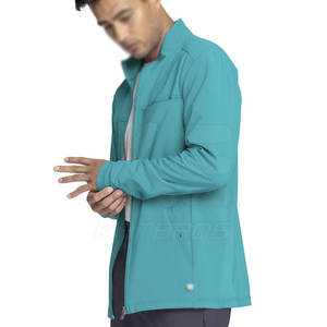 ผลิตในประเทศปากีสถาน เสื้อสครับผู้ชายแบบใหม่ล่าสุด ดีไซน์ทันสมัย แขนยาว ผลิตจากผ้าสแปนเด็กซ์/โพลีเอสเตอร์ คุณภาพสูง เหมาะสำหรับใช้ในโรงพยาบาล - Product Image 2