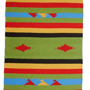 Tapis de sol en coton fait main, lavable, réversible, en gros, magnifiques, tapis tissés pour les voyages, les pique-niques et l'usage domestique - Product Image 1