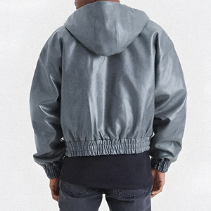 Custom Black Genuine Leather Letterman <b>Varsity</b> <b>Jacket</b> High Quality Fashionable Chenille Patches Embroidery Fur <b>varsity</b> <b>jacket</b> - Product Image 2