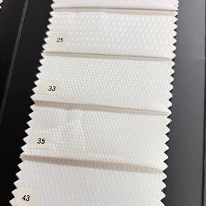 Tela de algodón polivinílico Dobby blanco tejido de diamante Material de camisa de alta calidad para exportación internacional - Product Image 4