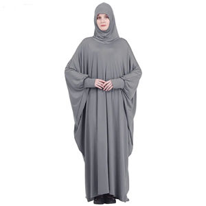 Thobe / Thawb nuevo fabricante de alta calidad Abaya mujeres vestido musulmán señoras ropa islámica precio razonable logotipo personalizado OEM - Product Image 3