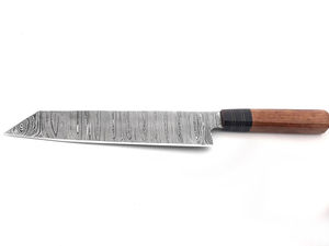Juego de Cuchillos de Cocina Profesionales de Acero de Damasco Ligero Personalizable OEM, Cuchillo Bowie de Chef con Borde Serrado, Tamaño Personalizado - Product Image 3