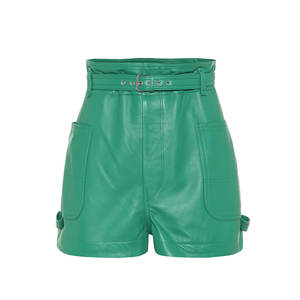 Shorts en cuir décontractés pour femmes, respirants, écologiques, finition lisse, forme confortable, construction durable, personnalisables, haute qualité - Product Image 1