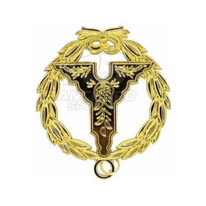 Ensemble de collier et de bijoux maçonniques, régalia maçonnique, accessoires de loge, ensemble de collier et de bijoux maçonniques - Product Image 5