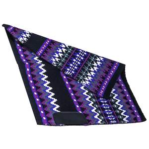 Manta de sillín de espectáculo occidental tejida a mano de lana Premium 100% para caballos colores personalizados disponibles-suministro OEM al por mayor - Product Image 5