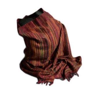 New Arrival Winter Woolen Scarf/<b>Shawl</b> Solid Striped Color Acrylic Floral Fringed Wrap Customizable Traditional <b>Shawls</b> for Adults - Product Image 2