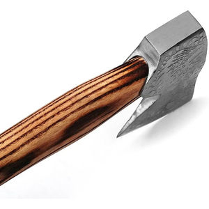 Hache à fendre Burraq personnalisée de 19,5 pouces en acier au carbone, manche en bois de rose avec étui en cuir, cadeau d'extérieur, fait main, qualité industrielle - Product Image 2