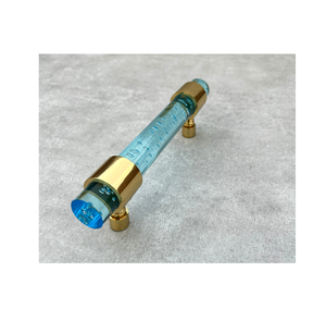 Poignées de tirage d'armoire en acrylique nordique poignées de meubles transparentes en or poignées de tirage de placard personnalisées de haute qualité - Product Image 5