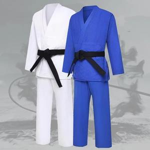 <b>Men's</b> Jiu Jitsu <b>Kimono</b> Martial Arts Uniform Single Weave 100% Cotton Stretch with Belt 2025 - Product Image 2
