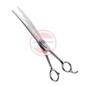 Ciseaux de toilettage professionnels pour chiens Ciseaux à lame incurvée Ciseaux incurvés pour le toilettage des animaux de compagnie - Product Image 4