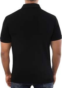 Polo para Hombre con Cuello y Puños, Camiseta de Algodón con Bordado de Veterano de EE. UU. - Product Image 4