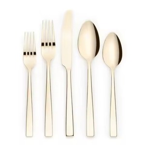 Juegos de Cubiertos de Acero Inoxidable Modernos y Ecológicos de Lujo para Uso Doméstico y en Restaurantes - Product Image 2