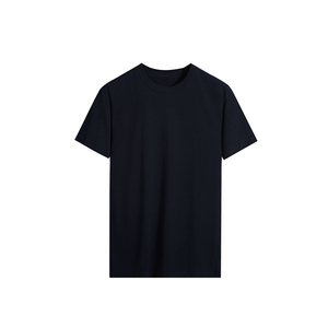 Camiseta de algodón 100% de alta calidad para hombre, logotipo impreso personalizado sólido, fibra de bambú de punto liso en blanco de alta visibilidad para ropa de gimnasio - Product Image 2