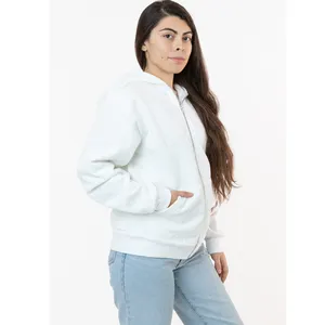 Unisex Made Pre-Washed for a no shrink true fit zipper hoodies 14 oz/yd2 Super Heavy Weight Shrink Free Oversized Fit Sweatshirt