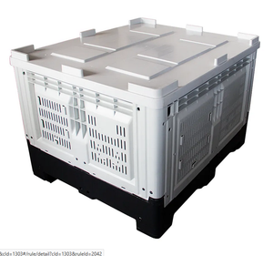 Nuevo contenedor estándar de plástico resistente a granel, equipo de almacenamiento de carga plegable de tamaño europeo duradero - Product Image 3