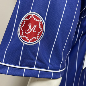 Uniformes deportivos profesionales personalizados Camisetas de béisbol y sóftbol transpirables con logotipo impreso y rayas bordadas Conjuntos de ropa de equipo - Product Image 6