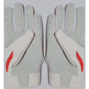 Guantes de Bateo de Béisbol y Sóftbol de Cuero de Primera Calidad, Diseño Ambidiestro con Puño Largo, Cierre de Velcro, Transpirables - Product Image 6