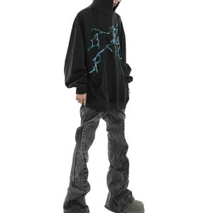 Sweats à capuche personnalisés pour hommes et femmes, polaire, pull-over, hiver, chaud, streetwear, style décontracté, manches longues, broderie de haute qualité, impression - Product Image 4