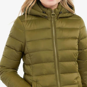 Chaqueta acolchada para mujer de talla grande 2025 nueva primavera otoño ultraligero transpirable empacable abrigos con capucha personalizados al por mayor alto - Product Image 3