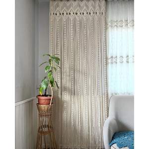 Tapiz de Pared de Macramé Bohemio de Alta Calidad, Diseño Navideño, Estilo Boho, para Decoración - Product Image 1