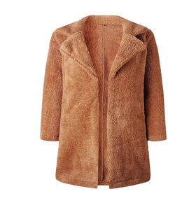 Manteau Teddy en Laine d'Agneau Véritable Personnalisé Populaire pour Femmes, Prix d'Usine Coloré, Manteau en Fausse Laine Chaud d'Hiver Personnalisé pour Femmes - Product Image 1