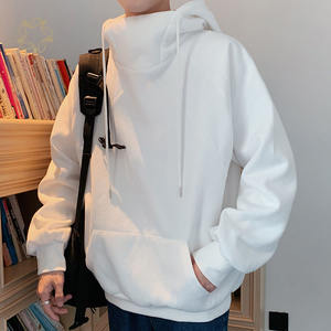 Sudadera con capucha para hombre, ropa de gran tamaño, jersey liso de hip-hop, venta al por mayor - Product Image 4