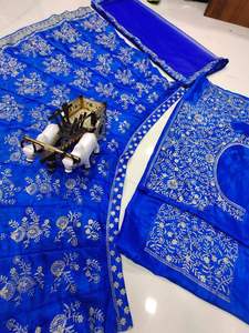 Mode d'été pour femmes élégantes Bangalori Satin de soie brodé travail dentelle semi-cousue pour adultes - Product Image 4