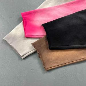 Sweatshirts à capuche en coton épais vintage Fabricant personnalisé 400gsm avec patch de broderie thermique vieilli - Product Image 6