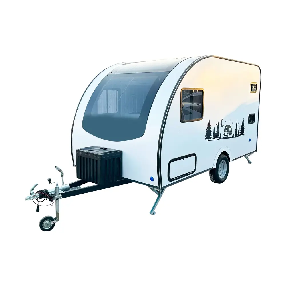 Premium-Sandwich-Panel XPS Camping Wohnmobil Wohnwagen Wohnanhänger Reisewohnwagen, aktuellster Stil Liegeplatz Reisen 4M