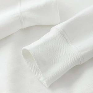 Top corto ropa de mujer de talla grande nuevo estilo de algodón corto Tops cortos sudaderas con capucha para mujer Casual en blanco transpirable entrenamiento - Product Image 5