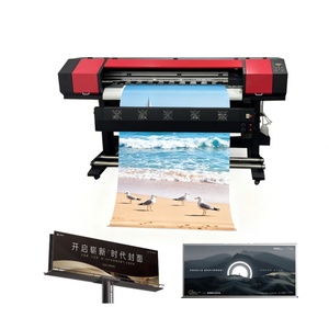 Impresora de inyección de tinta XBH XBH-1901 de 1.3m rollo a rollo con tinta eco-solvente para vinilo, papel de sublimación y uso comercial. - Product Image 2