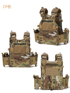 Chaleco táctico resistente de liberación rápida MOLLE, cortado con láser, de material compuesto 1000D, para accesorios de caza - Product Image 5