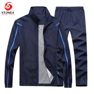 Winter Mens Sweatpants and Hoodie Set 1 Piece Eco-Friendly Breathable <b>Polyester</b>/Cotton Tracksuit OEM Flared <b>Joggers</b> - Product Image 3