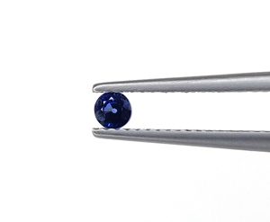 Zafiro azul de 3mm calibrado Natural de alta calidad, forma redonda, piedra preciosa suelta azul real para hacer collares o pendientes - Product Image 5