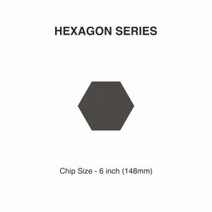 Su visión, Nuestra artesanía 148mm Hexagone Azulejos de mosaico vitrificados de cuerpo completo para oficinas y salas de exposición Paredes de características Recepción - Product Image 2