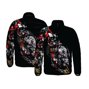 Chaquetas Acolchadas de Invierno Personalizadas, Unisex, Impermeables, con Estampado Geométrico Grueso de Piel de Serpiente, de Alta Calidad - Product Image 5