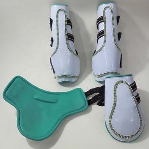 TOBILLO SINTÉTICO TENDON ECUESTRE SALTAR CABALLO BOTA CEPILLO BOTA DIAMONADOS BRILLO TOBILLO/TENDON BOTA SET - Product Image 4