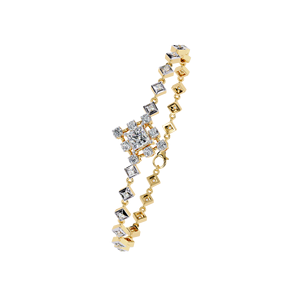 Hot Sell Diamond Tennis <b>Bracelet</b> Fine Jewelry 925 Sterling <b>Silver</b> Women's 14K Gold Plated IGI Diamond <b>Bracelet</b> from India - Product Image 1