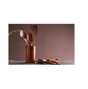 Soporte de cuchara de madera Natural para tamaño personalizado, precio barato con pulido hecho a mano para pulido oscuro natural - Product Image 1