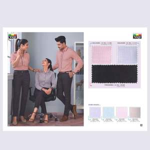 Premium Corporate Class Customizable Cotton Polyester Uniform Fabric <b>Fire</b> Retardant Durable OEM Service <b>7</b>-Day Sample Lead Time - Product Image 1