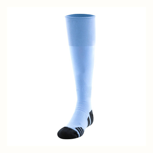 Calcetines de compresión transpirables hasta la rodilla con impresión digital y diseño de logotipo personalizado para hombres, puños deportivos de fútbol y mezcla de lana inferior - Product Image 3