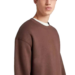 Top vente personnalisé imprimé hommes brodé polaire à capuche sweat solide de haute qualité Polyester/coton automne mode court - Product Image 3