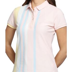 Polo básico para mujer de algodón 100% de alta calidad al por mayor, camisetas de golf de manga corta a la moda con estampado de diseño personalizado - Product Image 5