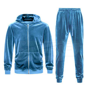 Nueva llegada superventas chándales de terciopelo venta en línea chándales de terciopelo con cremallera chándales de terciopelo - Product Image 2