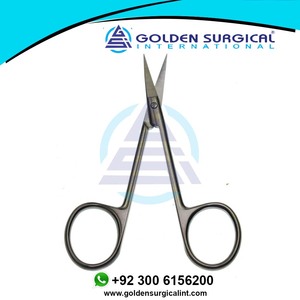 Ciseaux à cuticules OEM en acier inoxydable, ciseaux de manucure extra pointus, droits et courbés, fournisseur en gros - Product Image 5